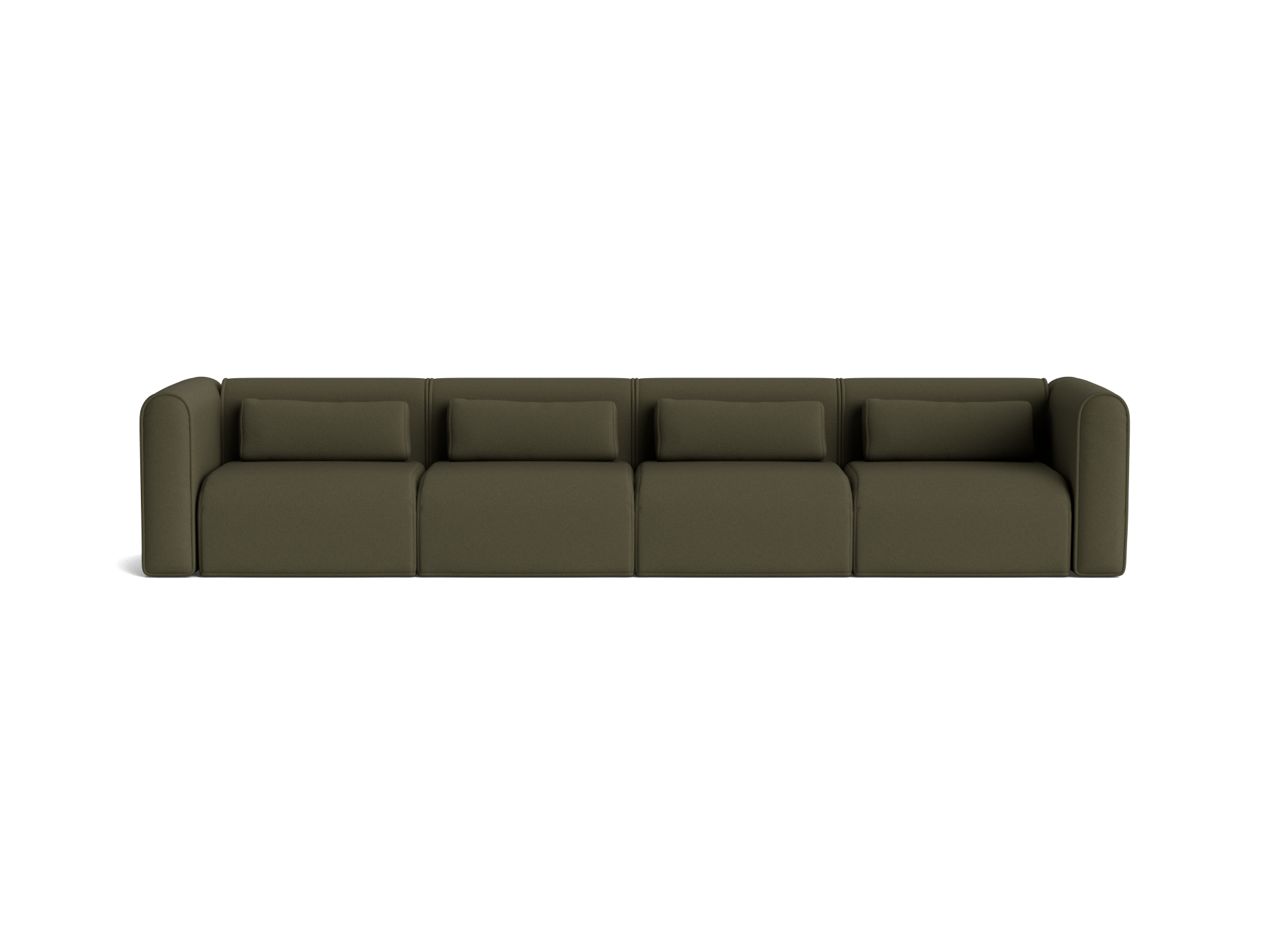 Bangalow Modular Sofa - Sofa / 6-Seater / Green Wattle