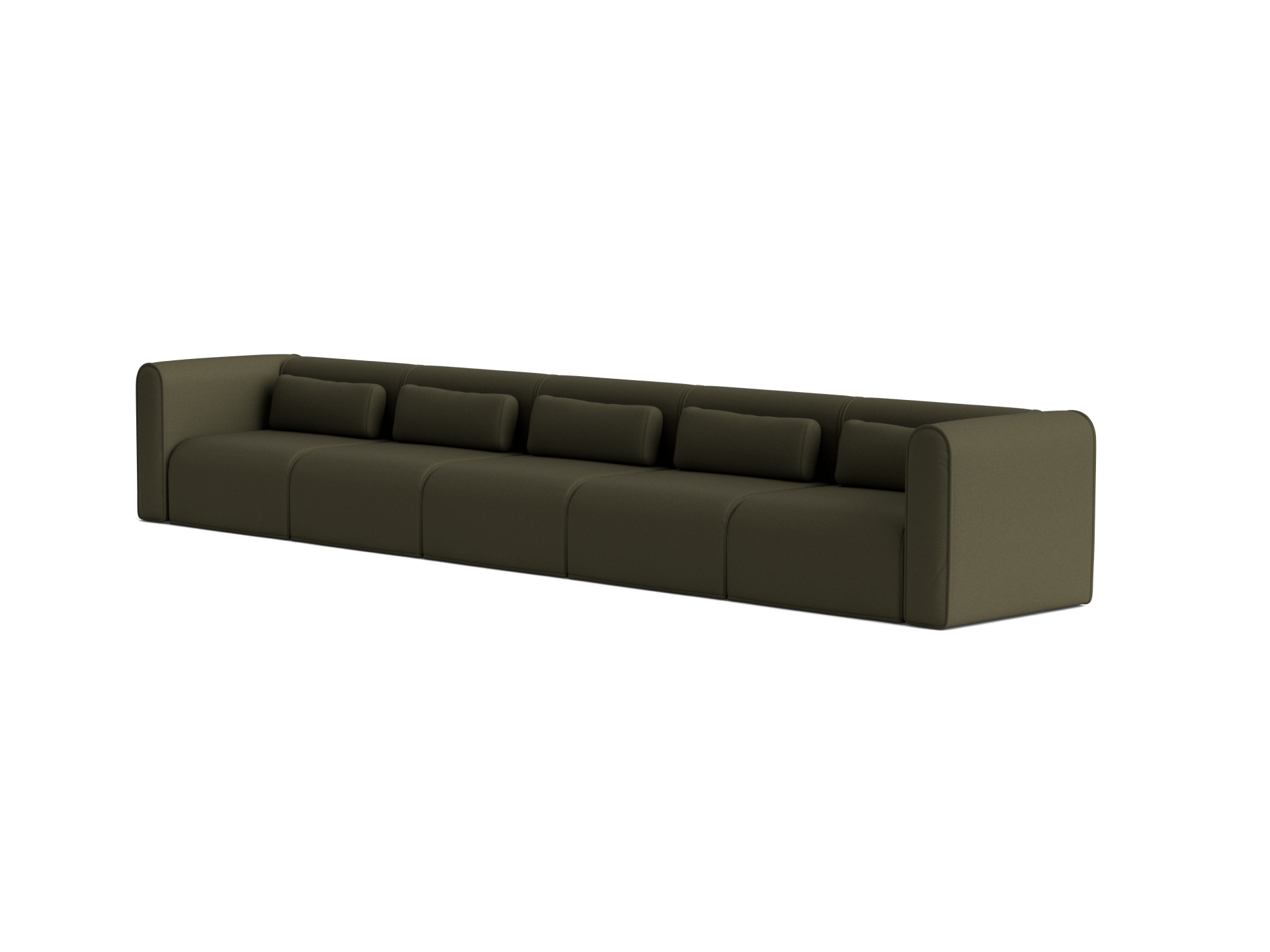 Bangalow Modular Sofa - Sofa / 7-Seater / Green Wattle