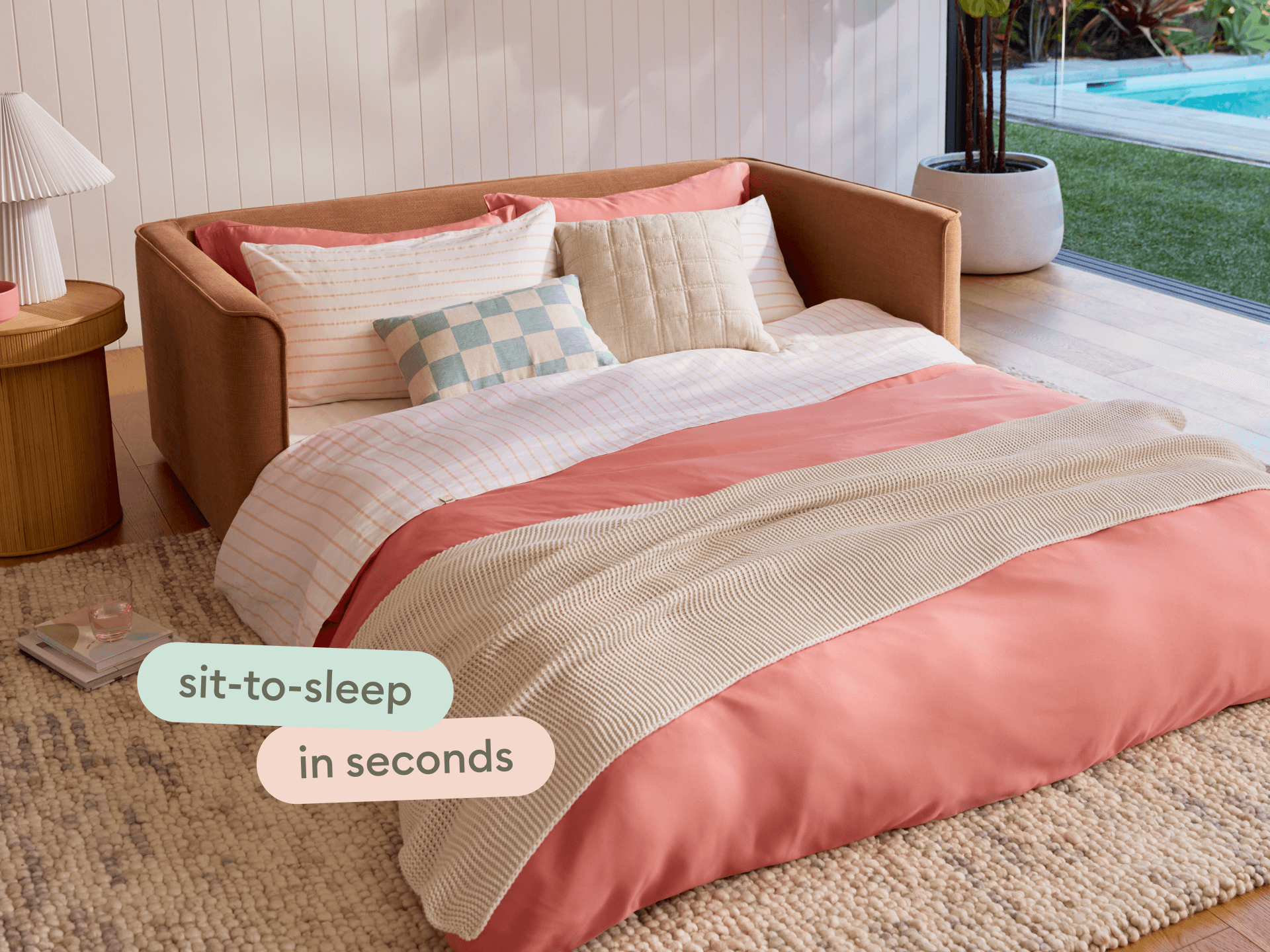 Koala Sofa Bed [4th Gen] - 64" Full / Cinnamon Sky