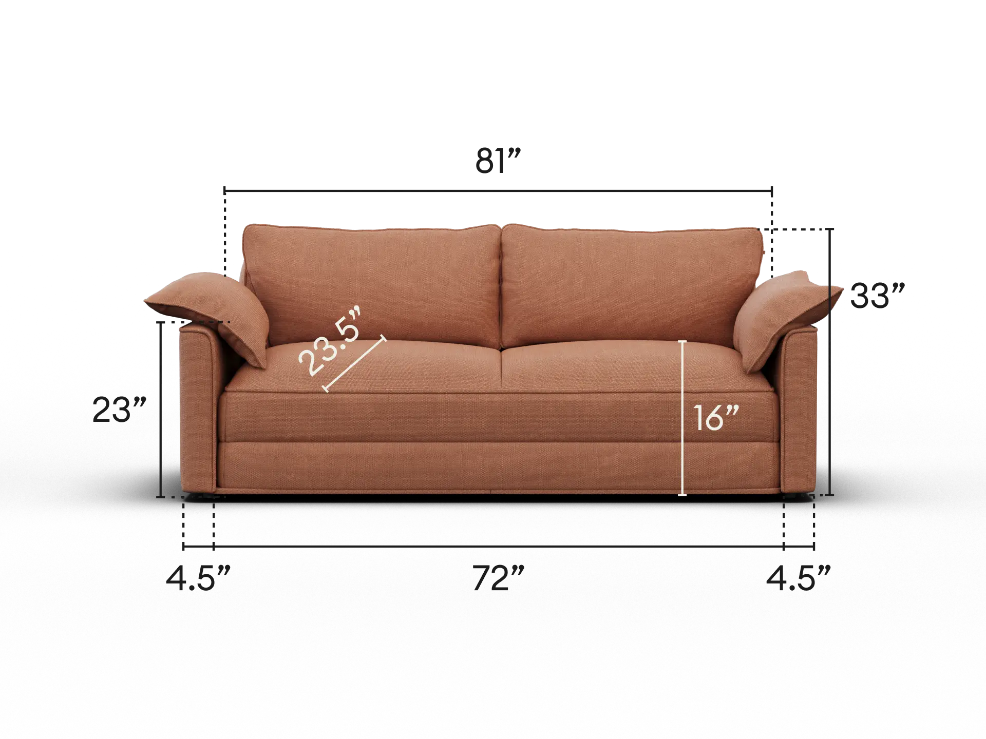 Koala Sofa Bed [4th Gen] - 81" King / Cinnamon Sky