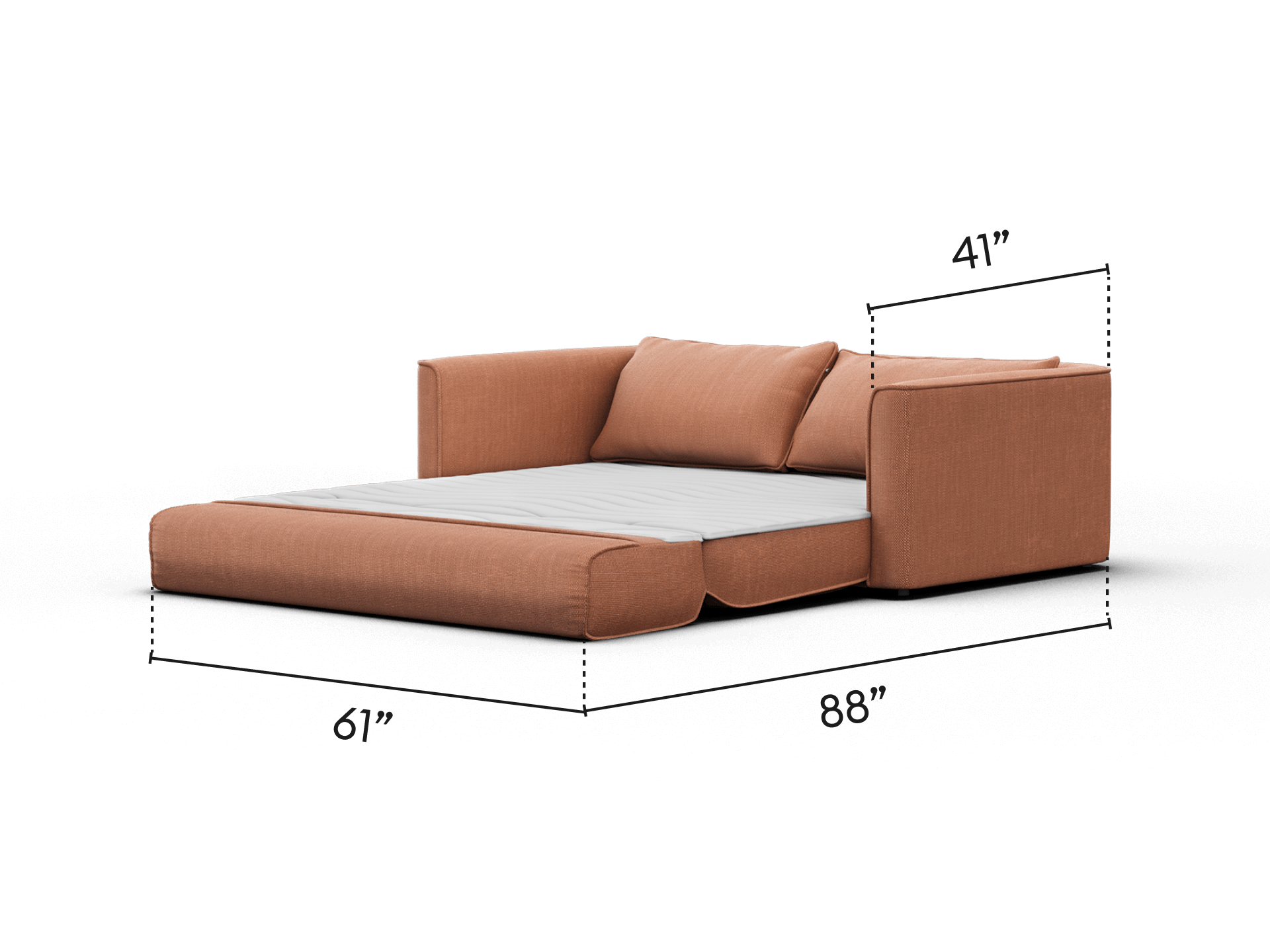Koala Sofa Bed [4th Gen] - 70" Queen / Cinnamon Sky