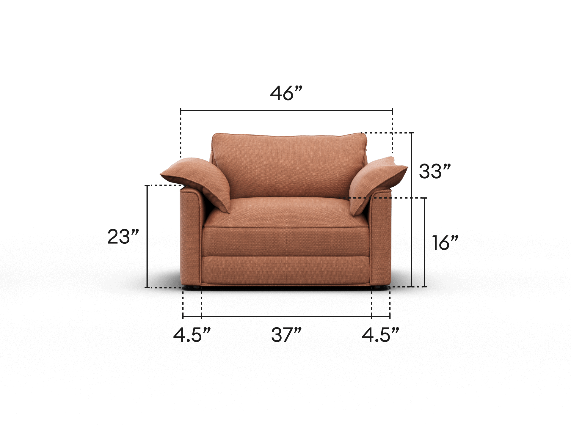Koala Sofa Bed [4th Gen] - 46" Twin XL / Cinnamon Sky