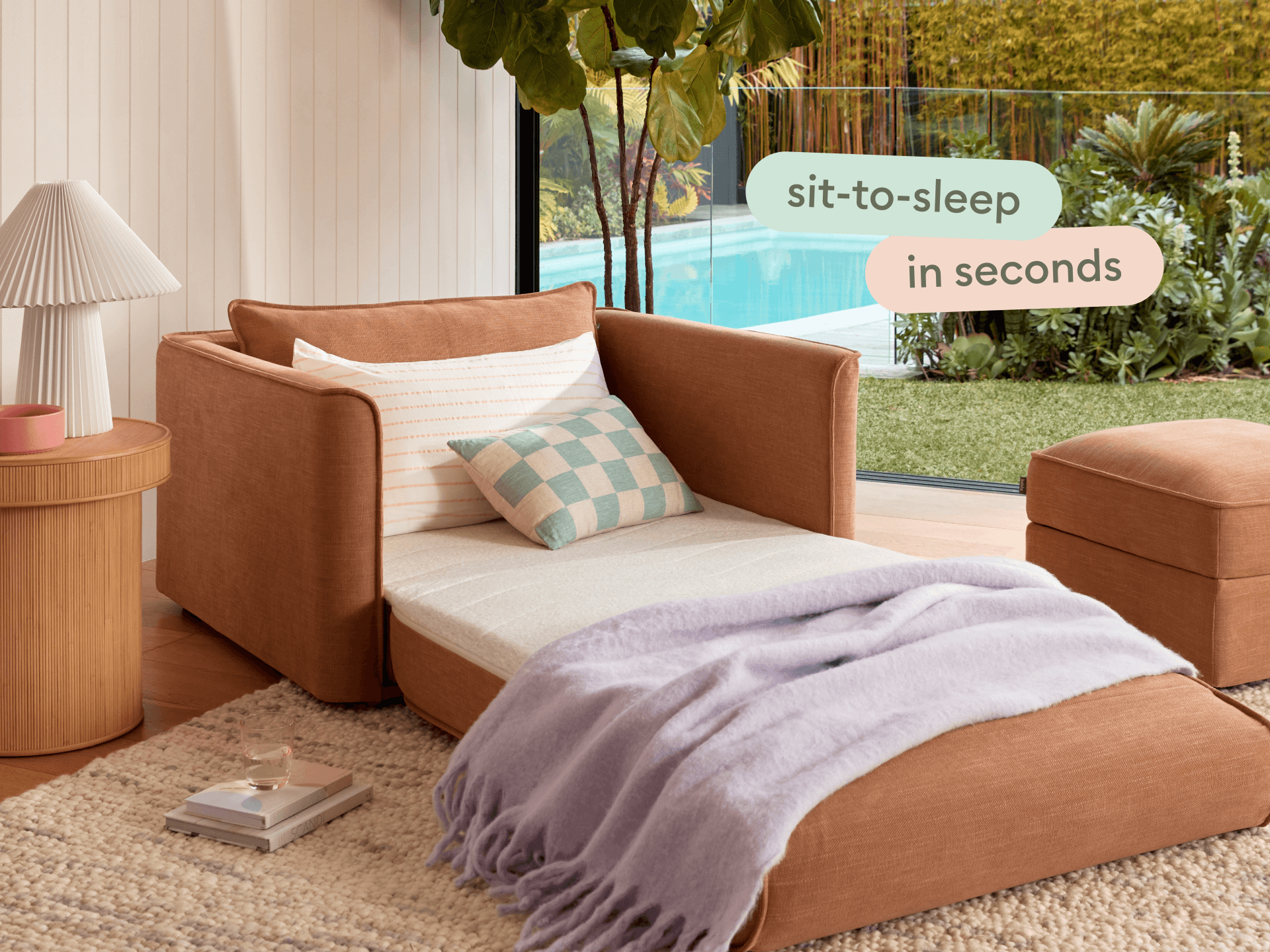 Koala Sofa Bed [4th Gen] - 46" Twin XL / Cinnamon Sky