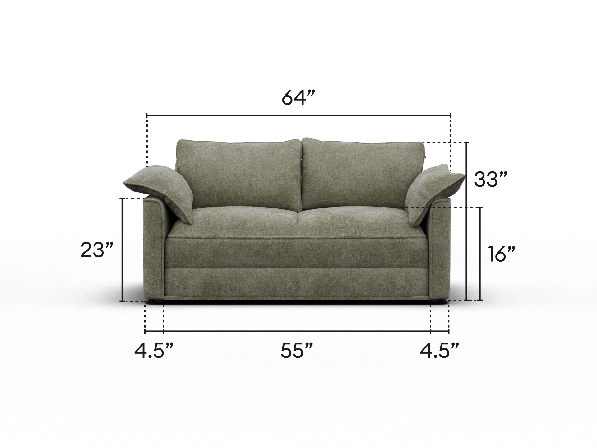 Koala Sofa Bed [4th Gen] - 64" Full / Forest Dawn