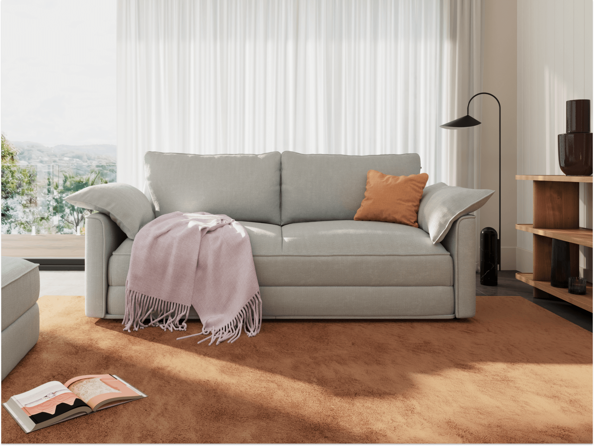 Koala Sofa Bed [4th Gen] - 81" King / Morning Fog