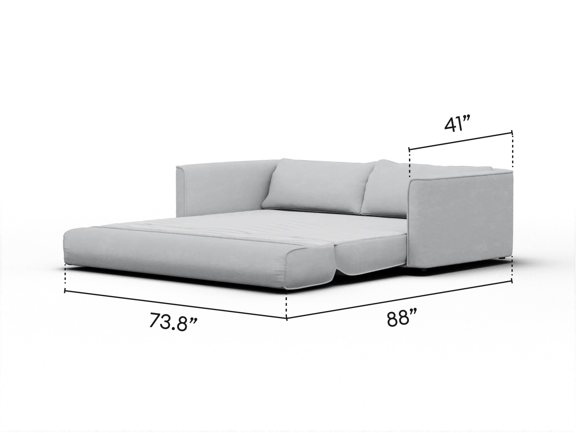 Koala Sofa Bed [4th Gen] - 81" King / Morning Fog