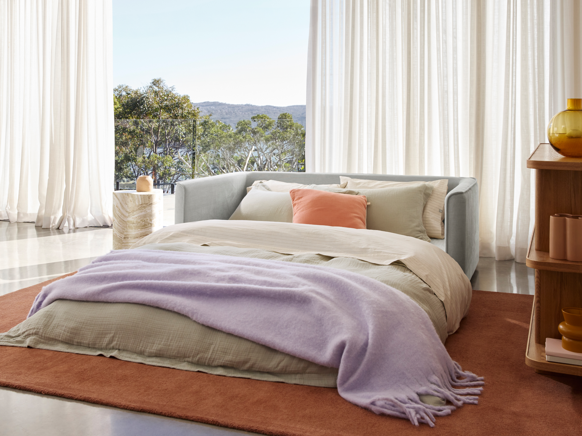 Koala Sofa Bed [4th Gen] - 70" Queen / Morning Fog