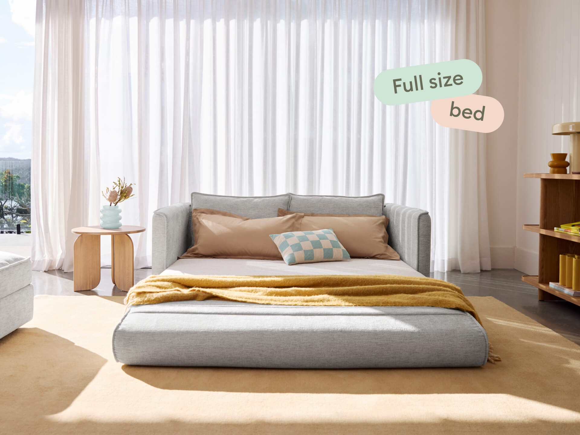 Koala Sofa Bed [4th Gen] - 64" Full / Moonlit Silver