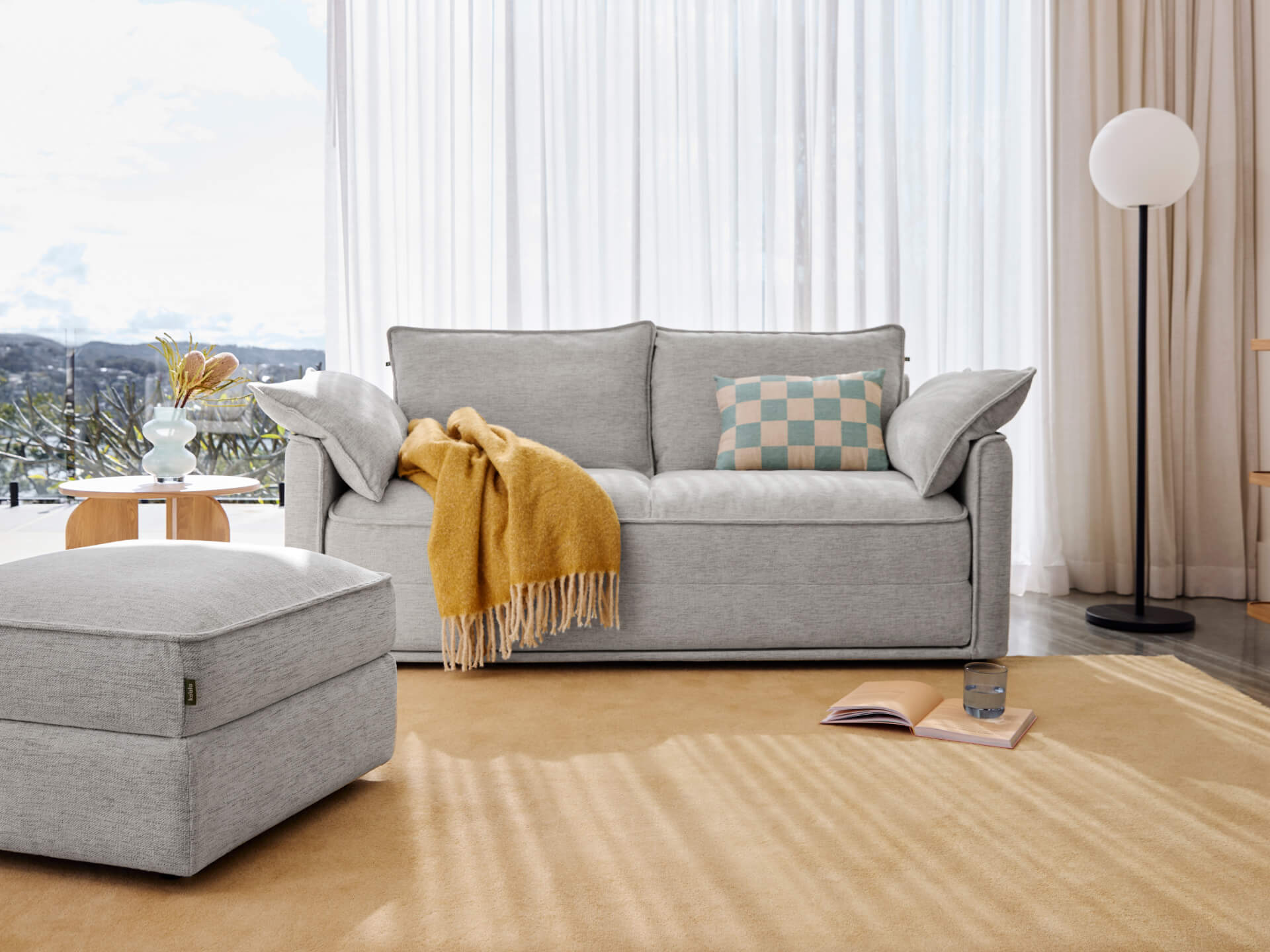 Koala Sofa Bed [4th Gen] - 70" Queen / Moonlit Silver