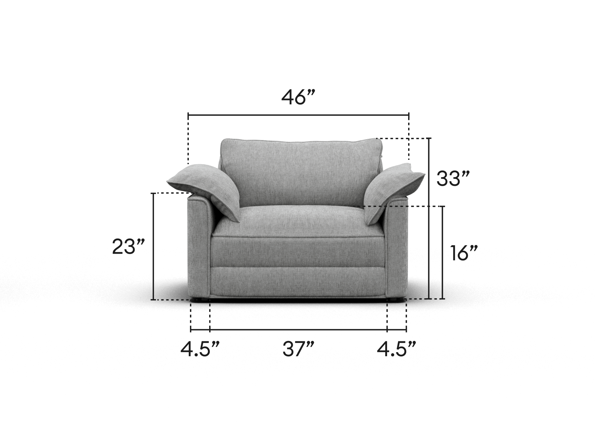 Koala Sofa Bed [4th Gen] - 46" Twin XL / Moonlit Silver