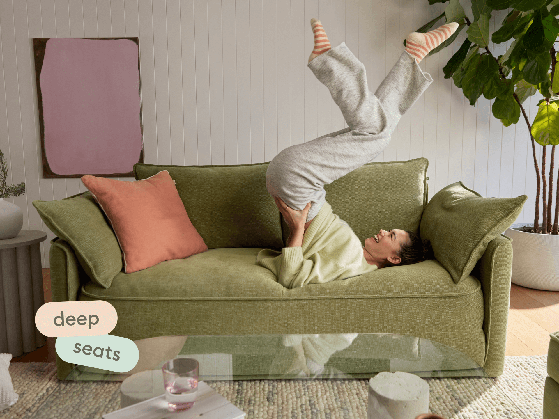 Koala Sofa Bed [4th Gen] - 64" Full / Olive Butter