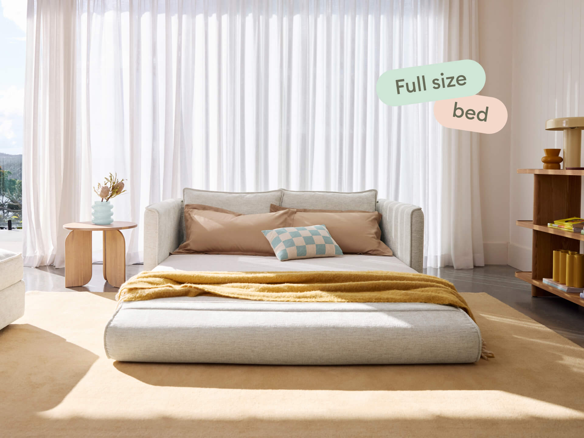 Koala Sofa Bed [4th Gen] - 64" Full / Silver Sand