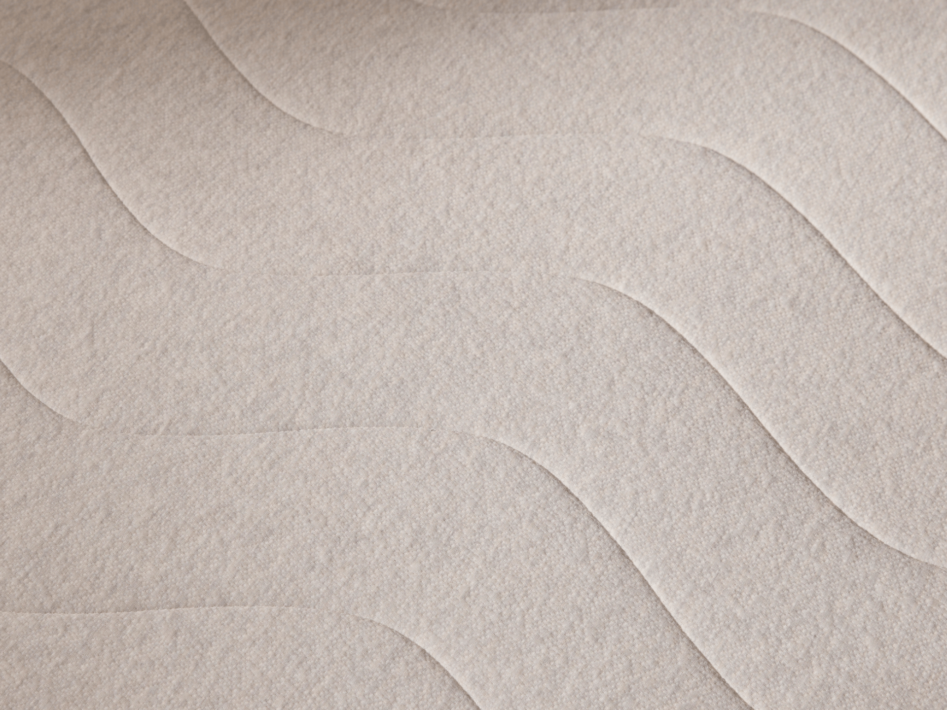 Koala Cushy Sofa Bed in sandstone quilted mattress texture close-up