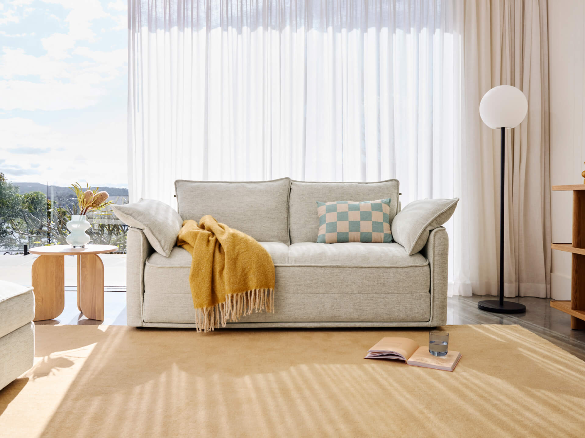 Koala Sofa Bed [4th Gen] - 70" Queen / Silver Sand