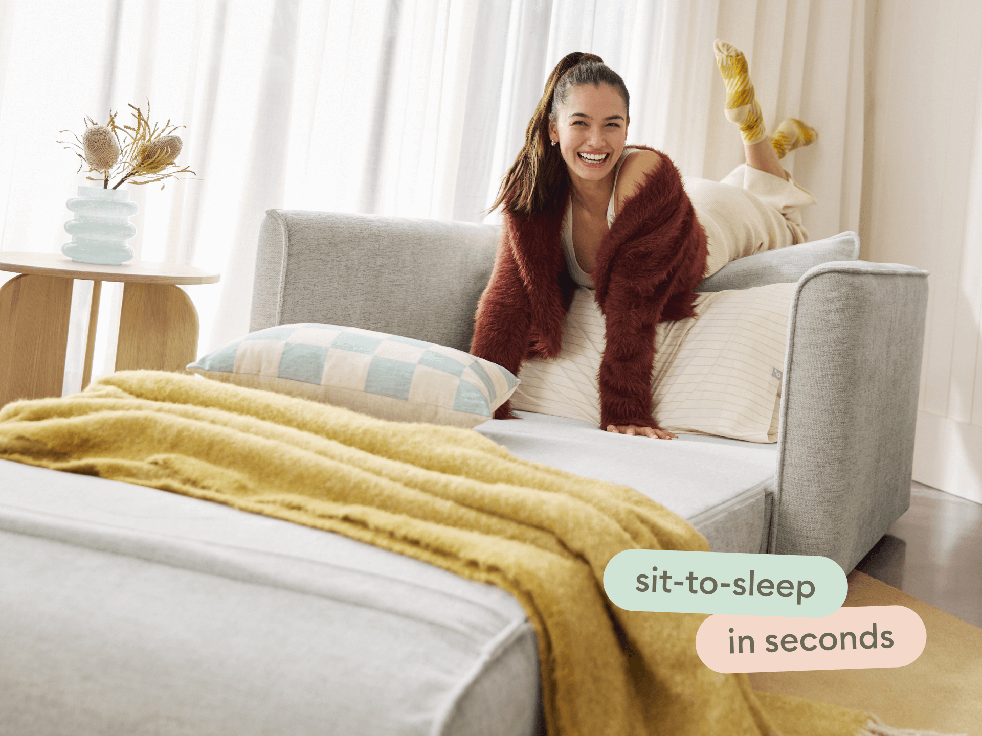 Koala Sofa Bed [4th Gen] - 46" Twin XL / Silver Sand