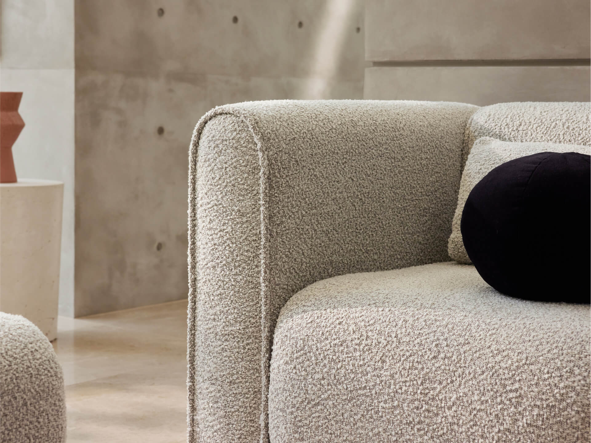 Bangalow Modular Sofa - Armchair / 1.5-Seater / Limestone (Luxe)