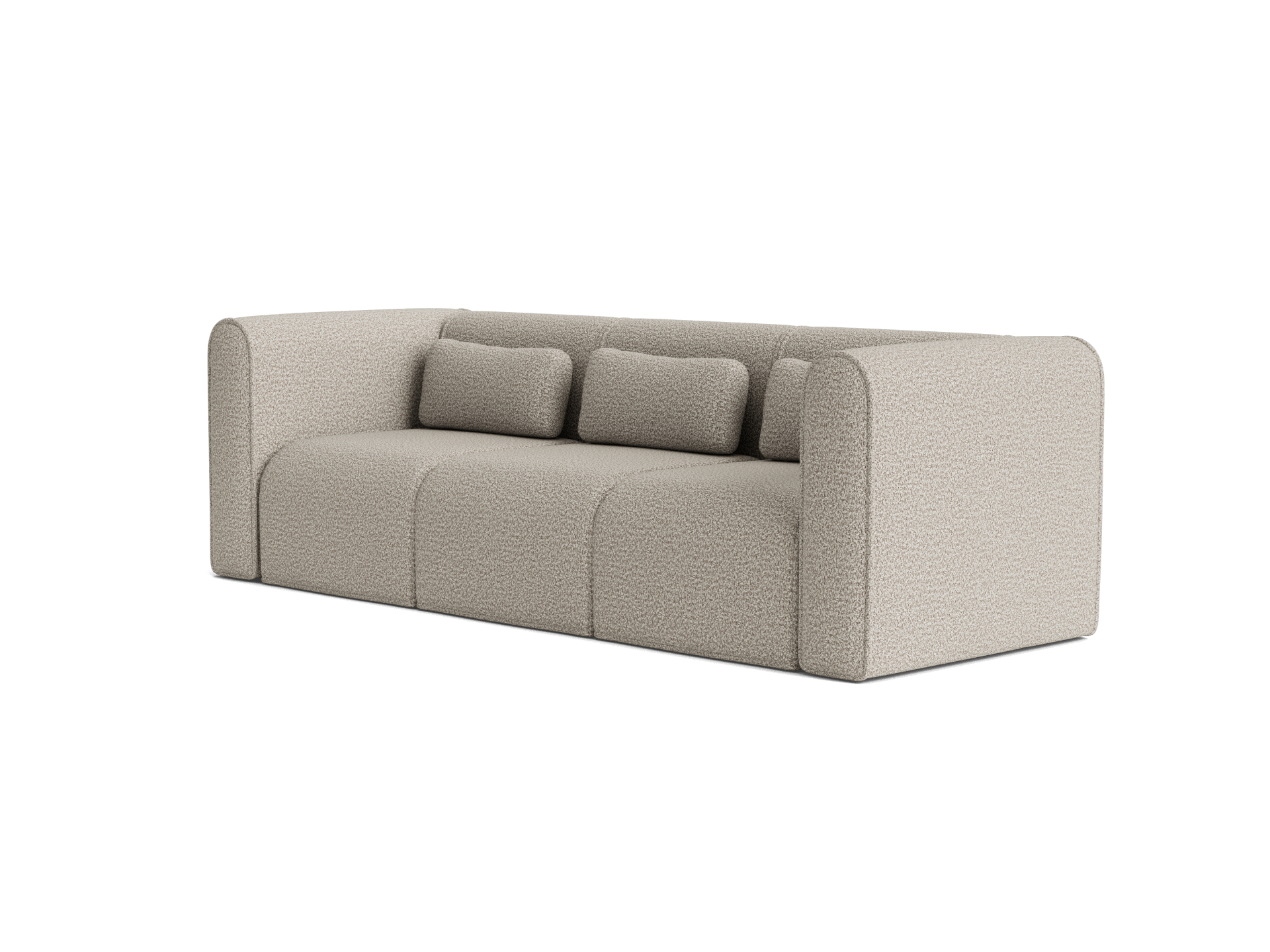 Bangalow Modular Sofa - Sofa / 3.5-Seater / Limestone (Luxe)