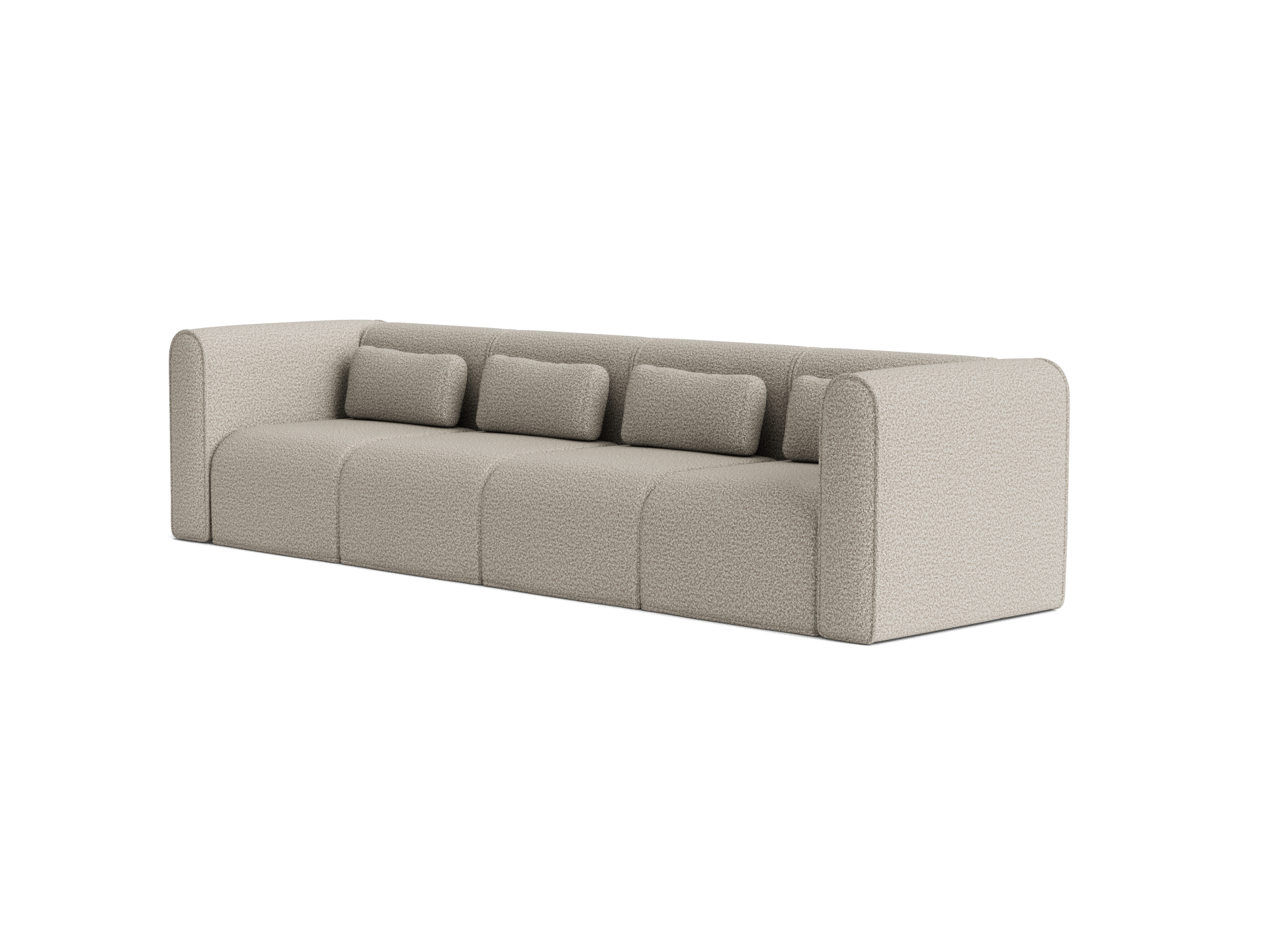 Bangalow Modular Sofa - Sofa / 4.5-Seater / Limestone (Luxe)