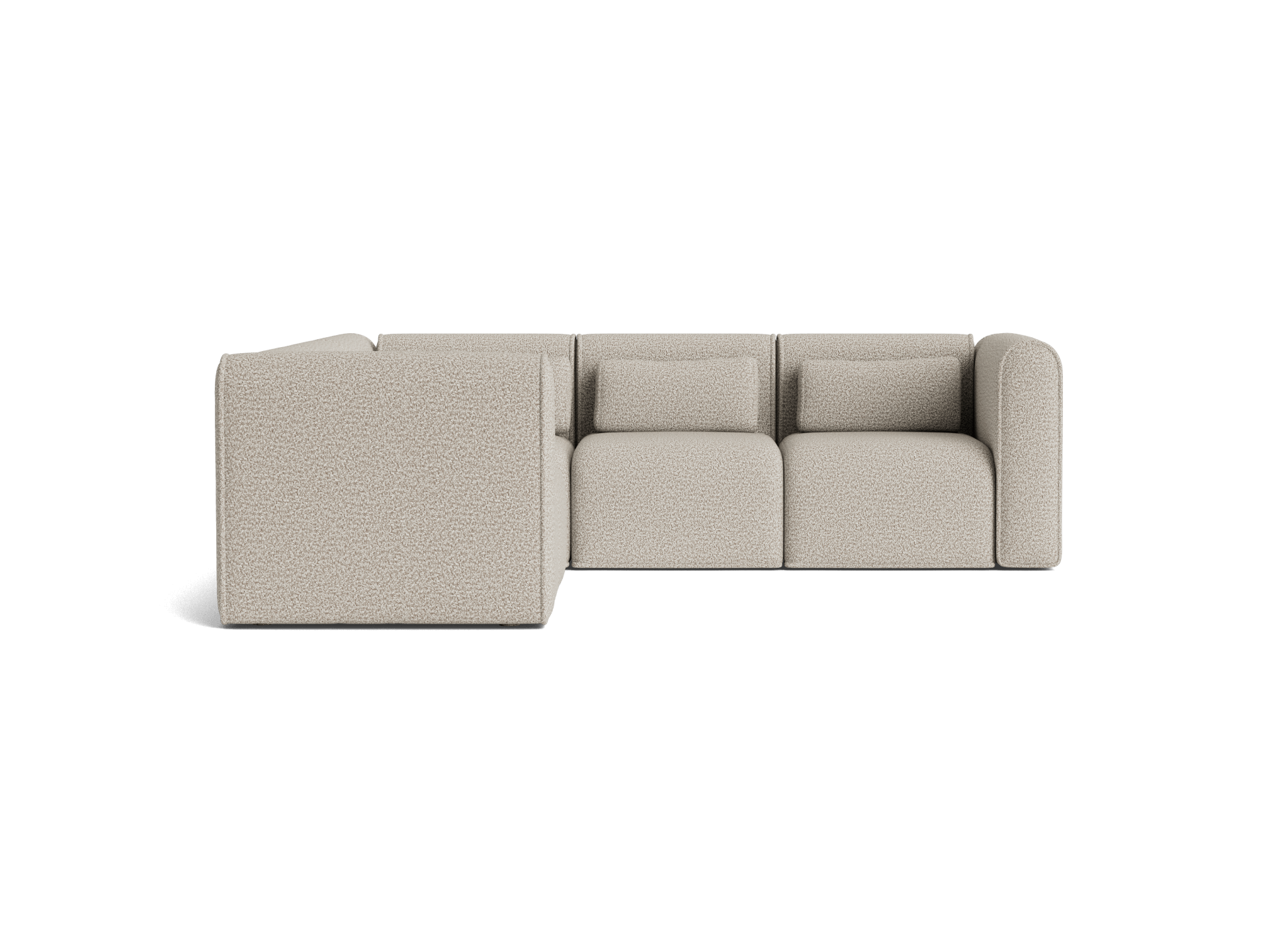 Bangalow Modular Sofa - Corner / 5-Seater / Limestone (Luxe)