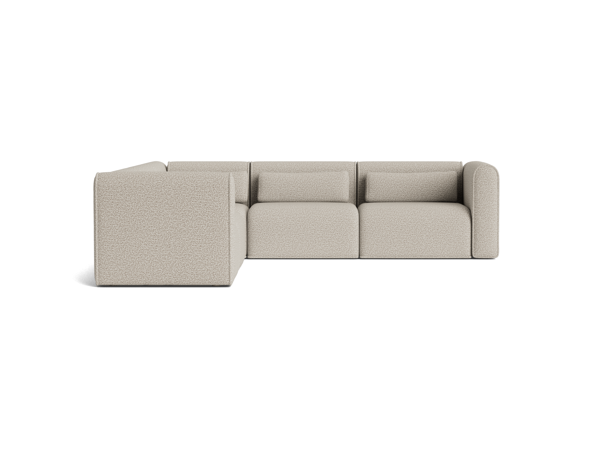 Bangalow Modular Sofa - Corner / 7-Seater / Limestone (Luxe)