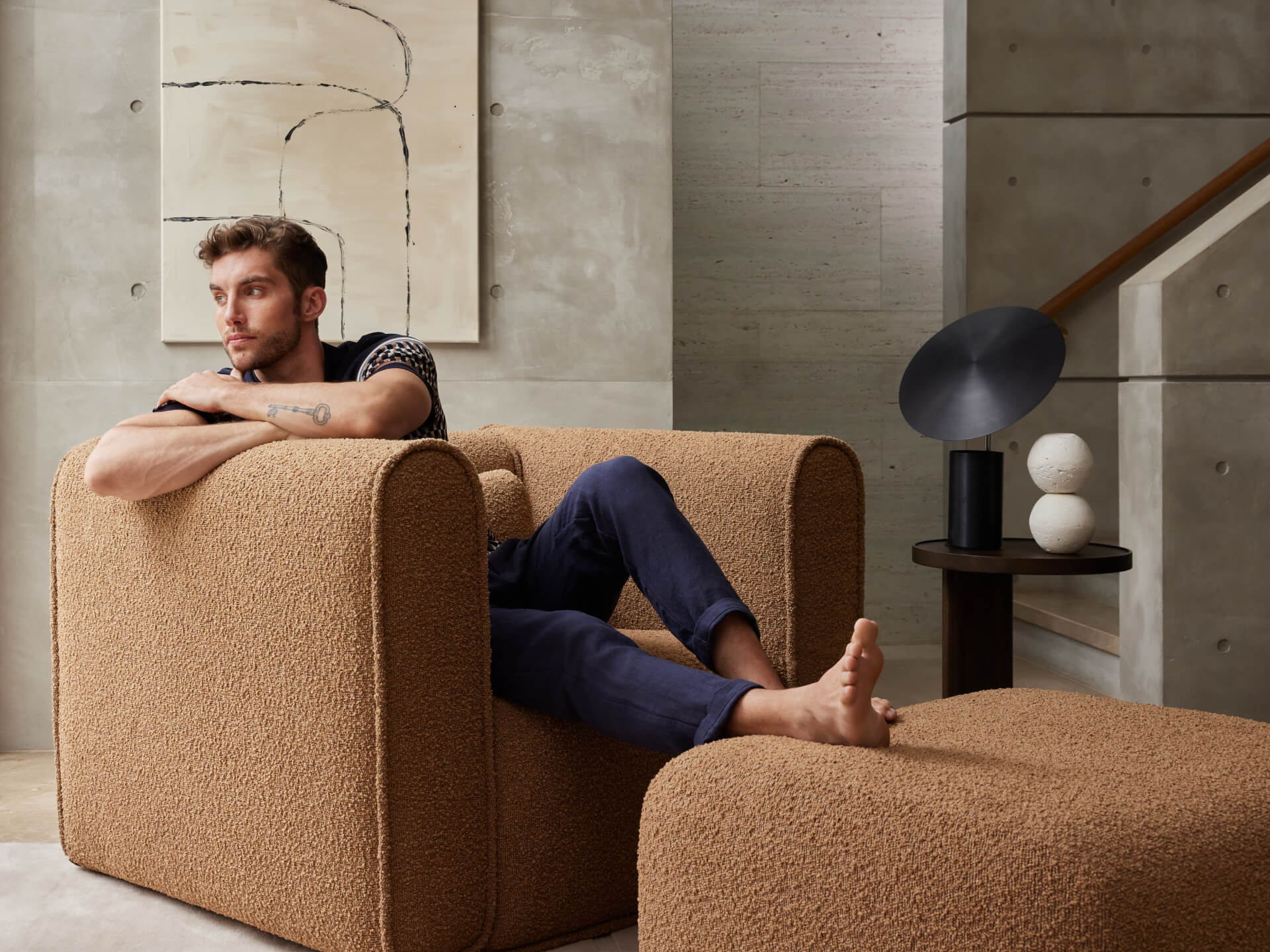 Bangalow Modular Sofa - Armchair / 1-Seater / Sand Dune (Luxe)