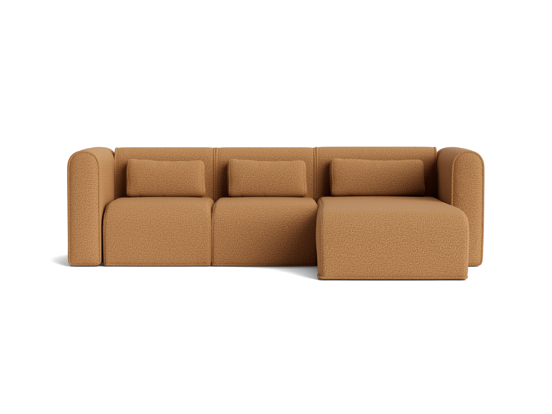 Bangalow Modular Sofa - Chaise / 3.5-Seater / Sand Dune (Luxe)