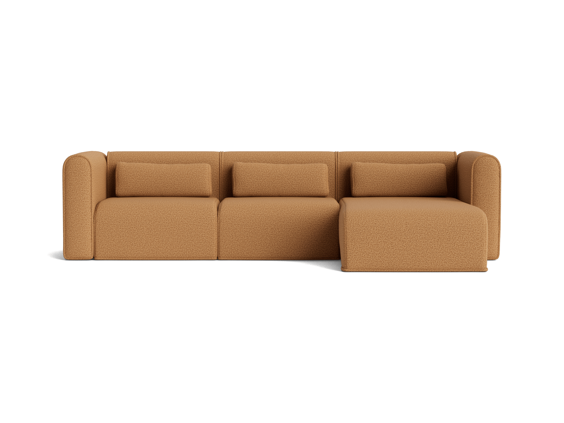 Bangalow Modular Sofa - Chaise / 4.5-Seater / Sand Dune (Luxe)