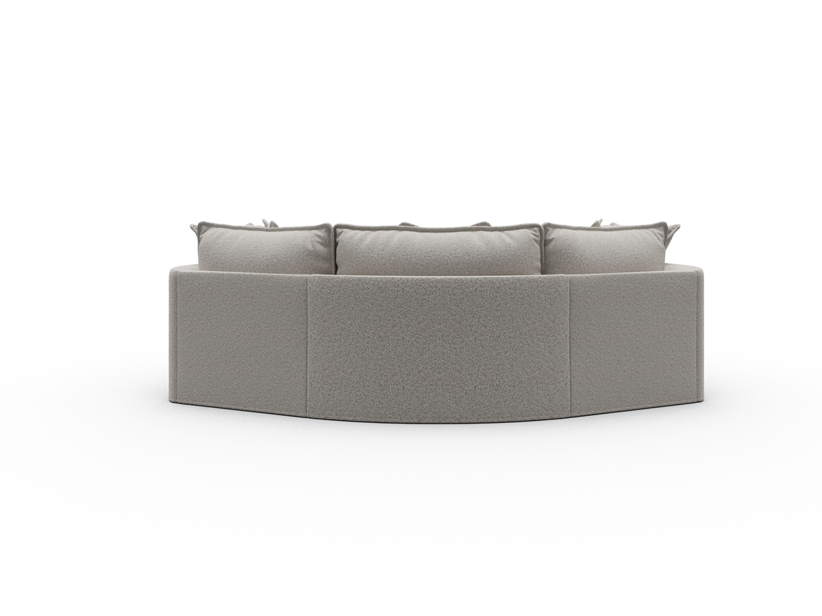 Tamarama Sectional Sofa - Aussie Latte (Luxe) / 3 Sections / Regular