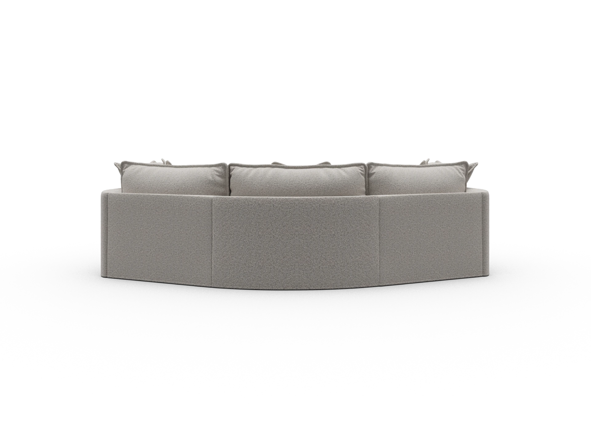 Tamarama Sectional Sofa - Aussie Latte (Luxe) / 3 Sections / Extra Wide