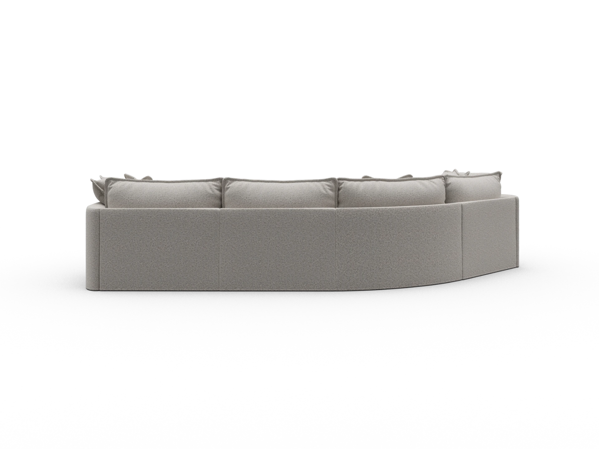 Tamarama Sectional Sofa - Aussie Latte (Luxe) / 4 Sections / Extra Wide
