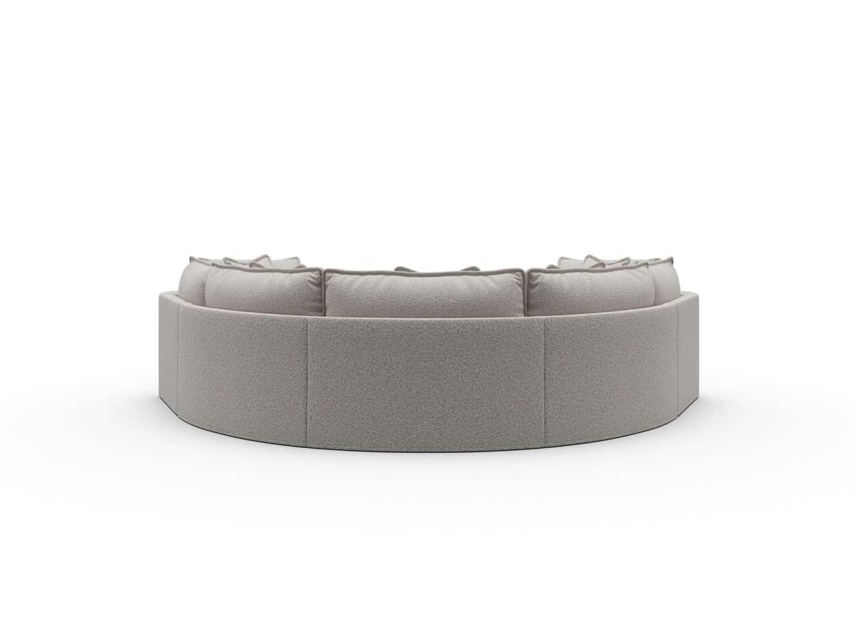 Tamarama Sectional Sofa - Aussie Latte (Luxe) / 5 Sections / Regular