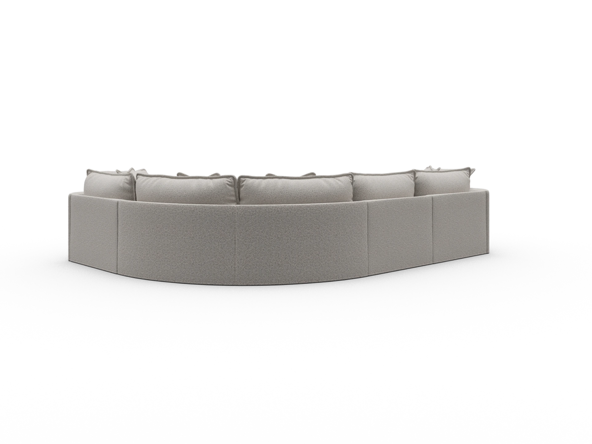 Tamarama Sectional Sofa - Aussie Latte (Luxe) / 5 Sections / Extra Wide
