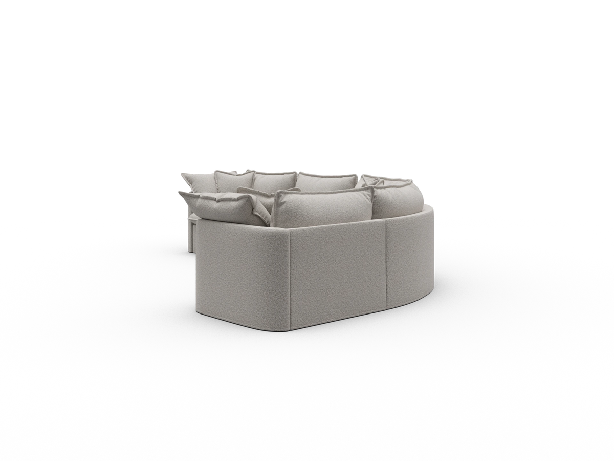 Tamarama Sectional Sofa - Aussie Latte (Luxe) / 5 Sections / Extra Wide