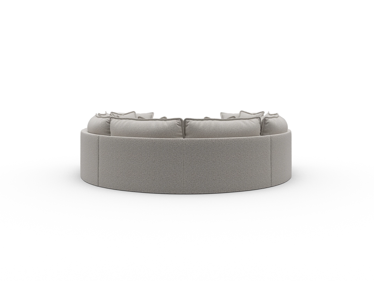 Tamarama Sectional Sofa - Aussie Latte (Luxe) / 6 Sections / Regular