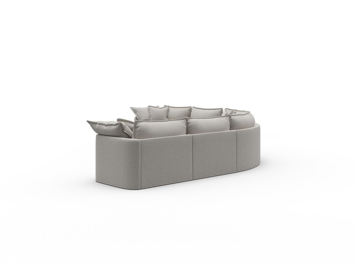 Tamarama Sectional Sofa - Aussie Latte (Luxe) / 6 Sections / Extra Wide