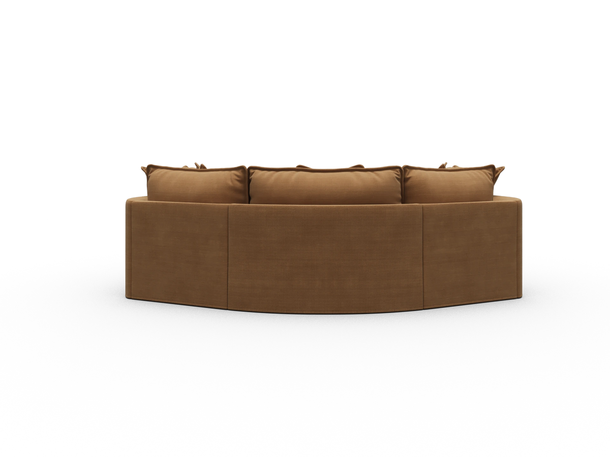 Tamarama Sectional Sofa - Bronzed Aussie / 3 Sections / Regular