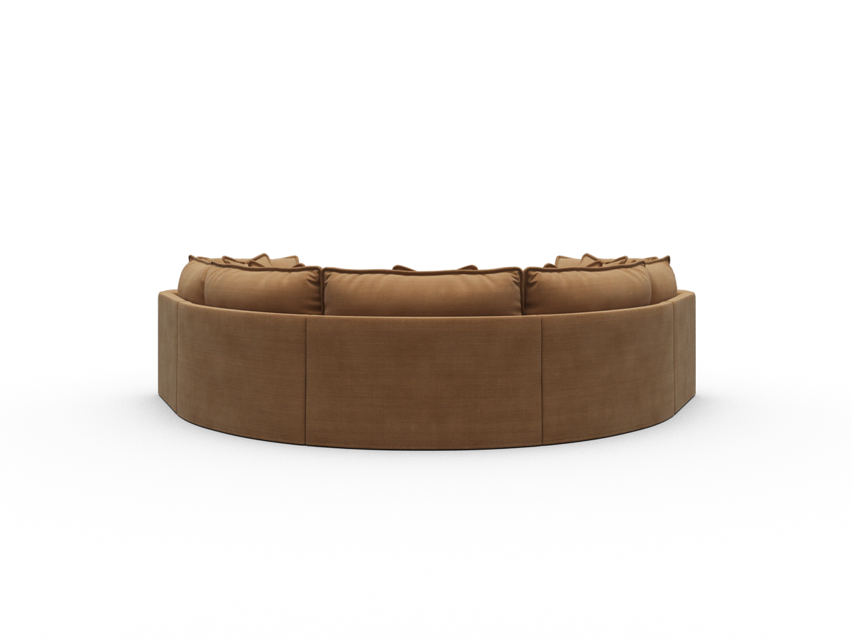 Tamarama Sectional Sofa - Bronzed Aussie / 5 Sections / Regular