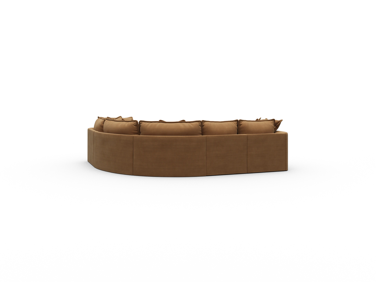 Tamarama Sectional Sofa - Bronzed Aussie / 5 Sections / Regular
