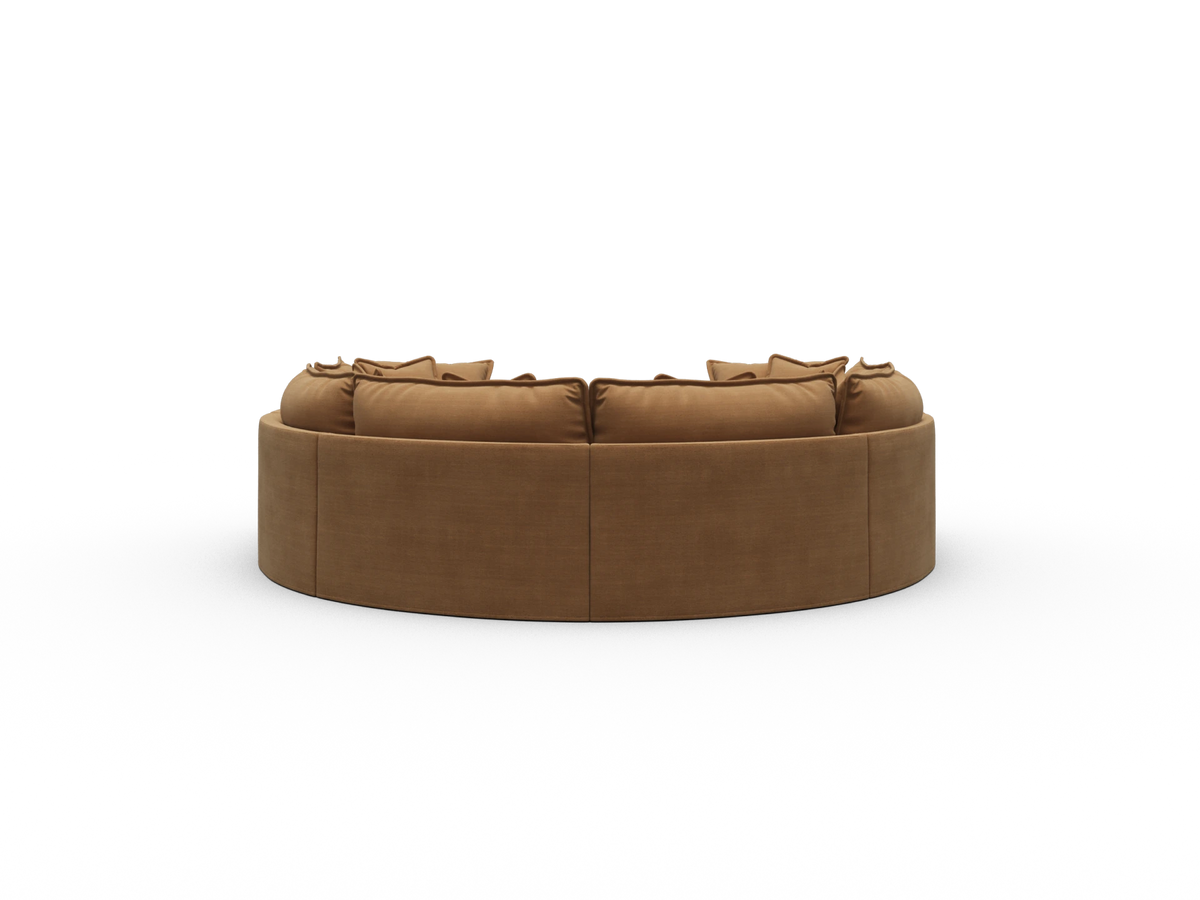Tamarama Sectional Sofa - Bronzed Aussie / 6 Sections / Regular