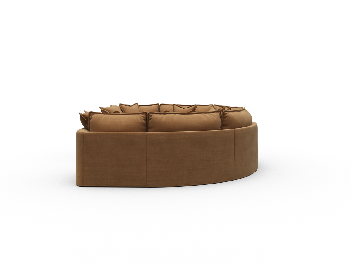 Tamarama Sectional Sofa - Bronzed Aussie / 6 Sections / Regular