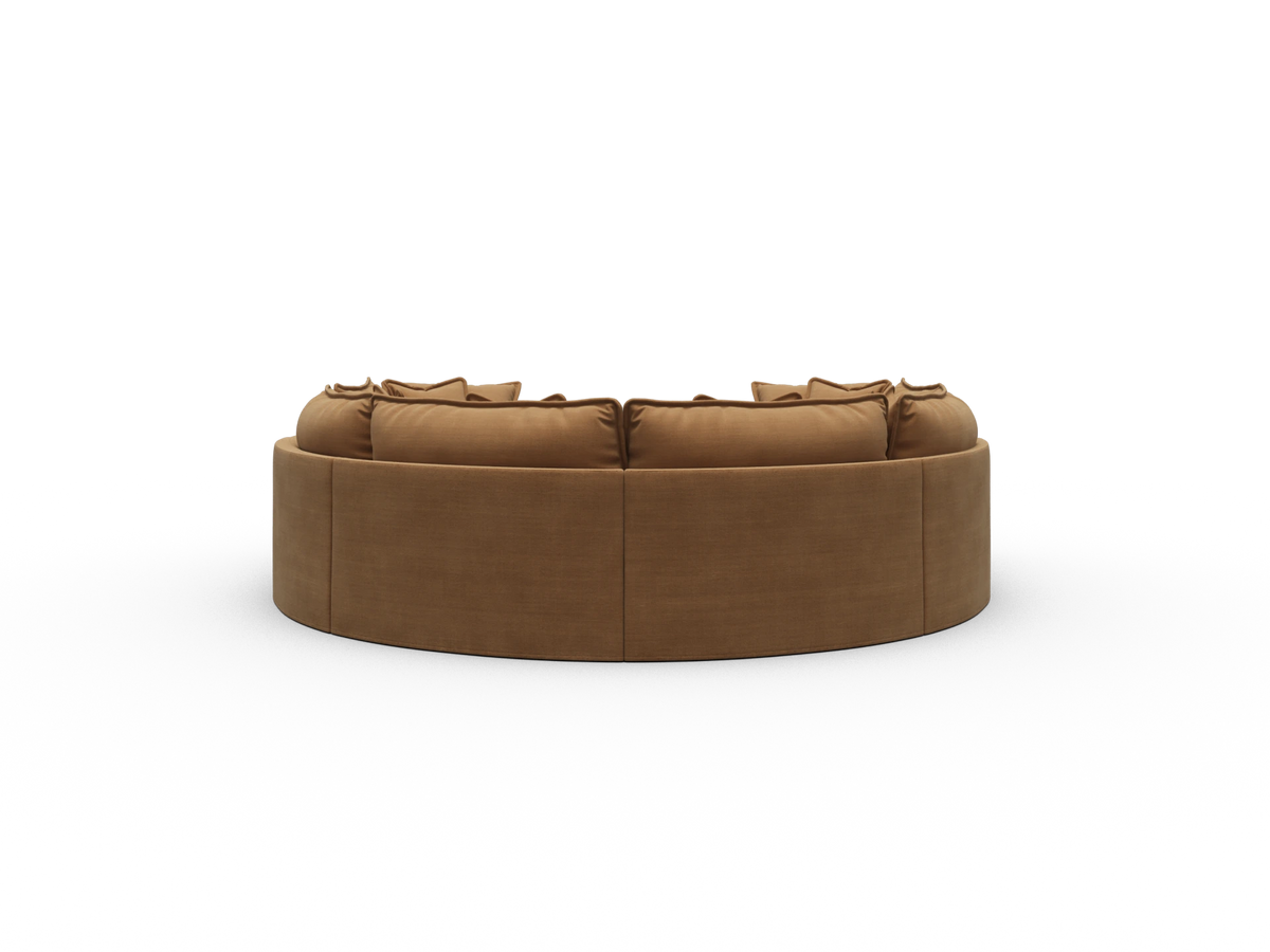 Tamarama Sectional Sofa - Bronzed Aussie / 6 Sections / Extra Wide