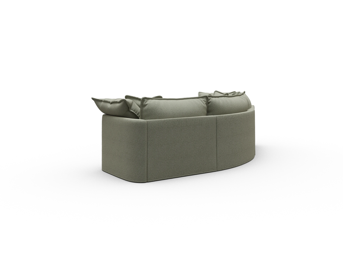 Tamarama Sectional Sofa - Frosty Grass (Luxe) / 3 Sections / Extra Wide