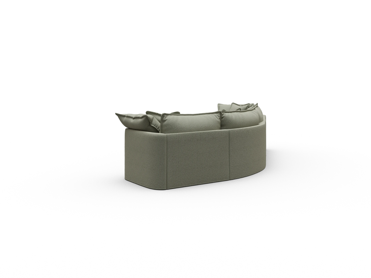 Tamarama Sectional Sofa - Frosty Grass (Luxe) / 4 Sections / Extra Wide