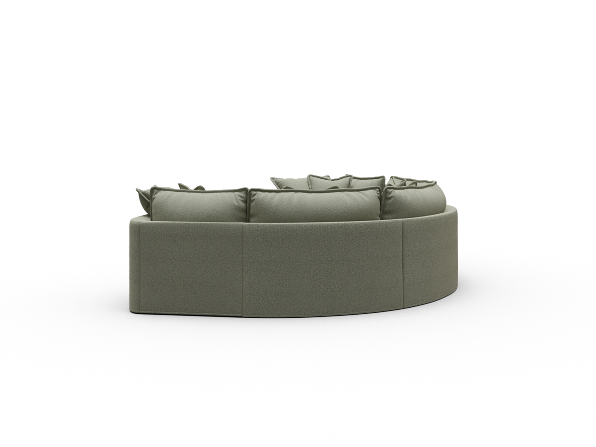 Tamarama Sectional Sofa - Frosty Grass (Luxe) / 5 Sections / Regular