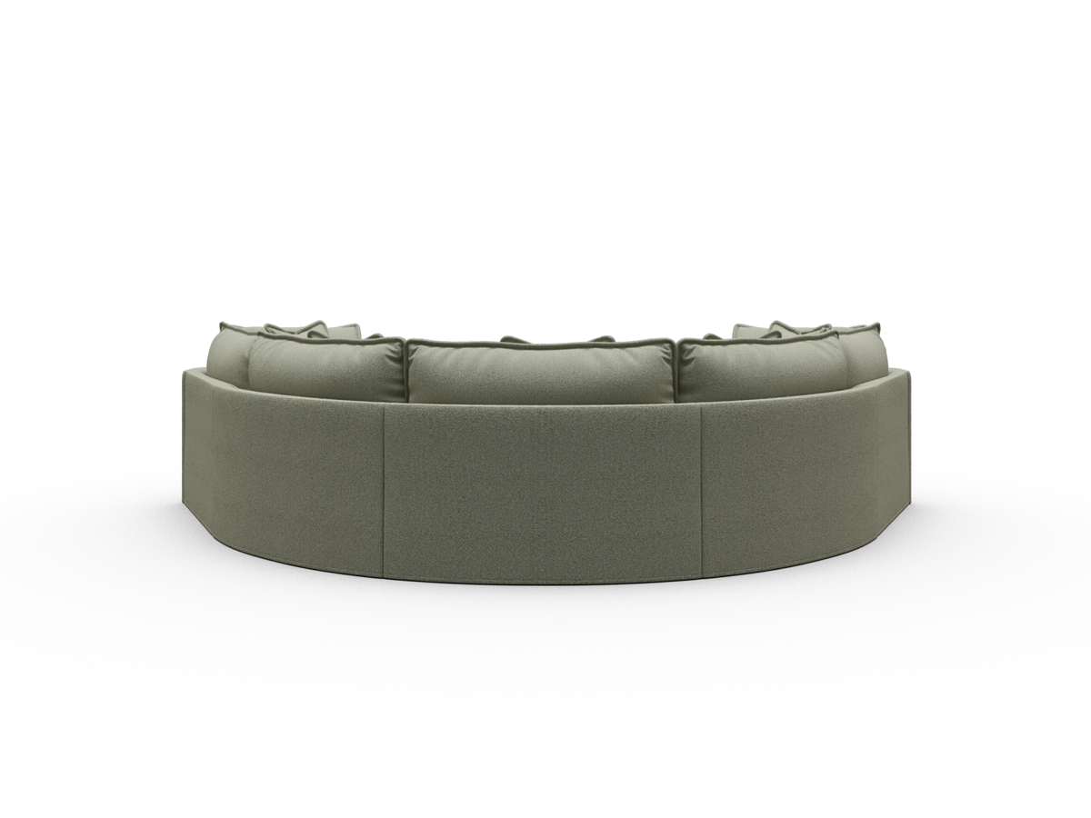Tamarama Sectional Sofa - Frosty Grass (Luxe) / 5 Sections / Extra Wide