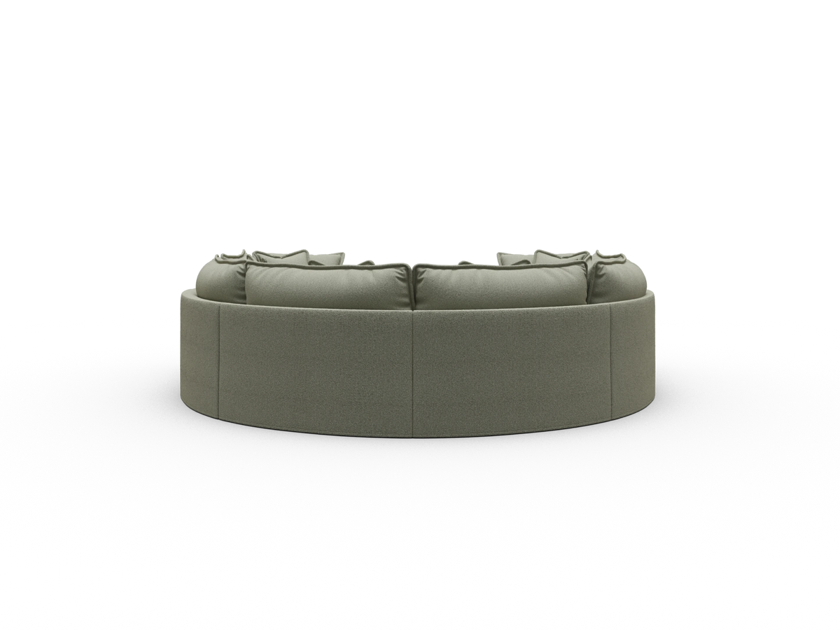 Tamarama Sectional Sofa - Frosty Grass (Luxe) / 6 Sections / Extra Wide