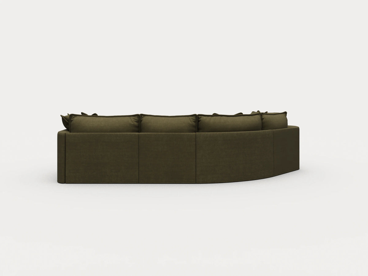 Tamarama Sectional Sofa - Forest Walk / 4 Sections / Regular