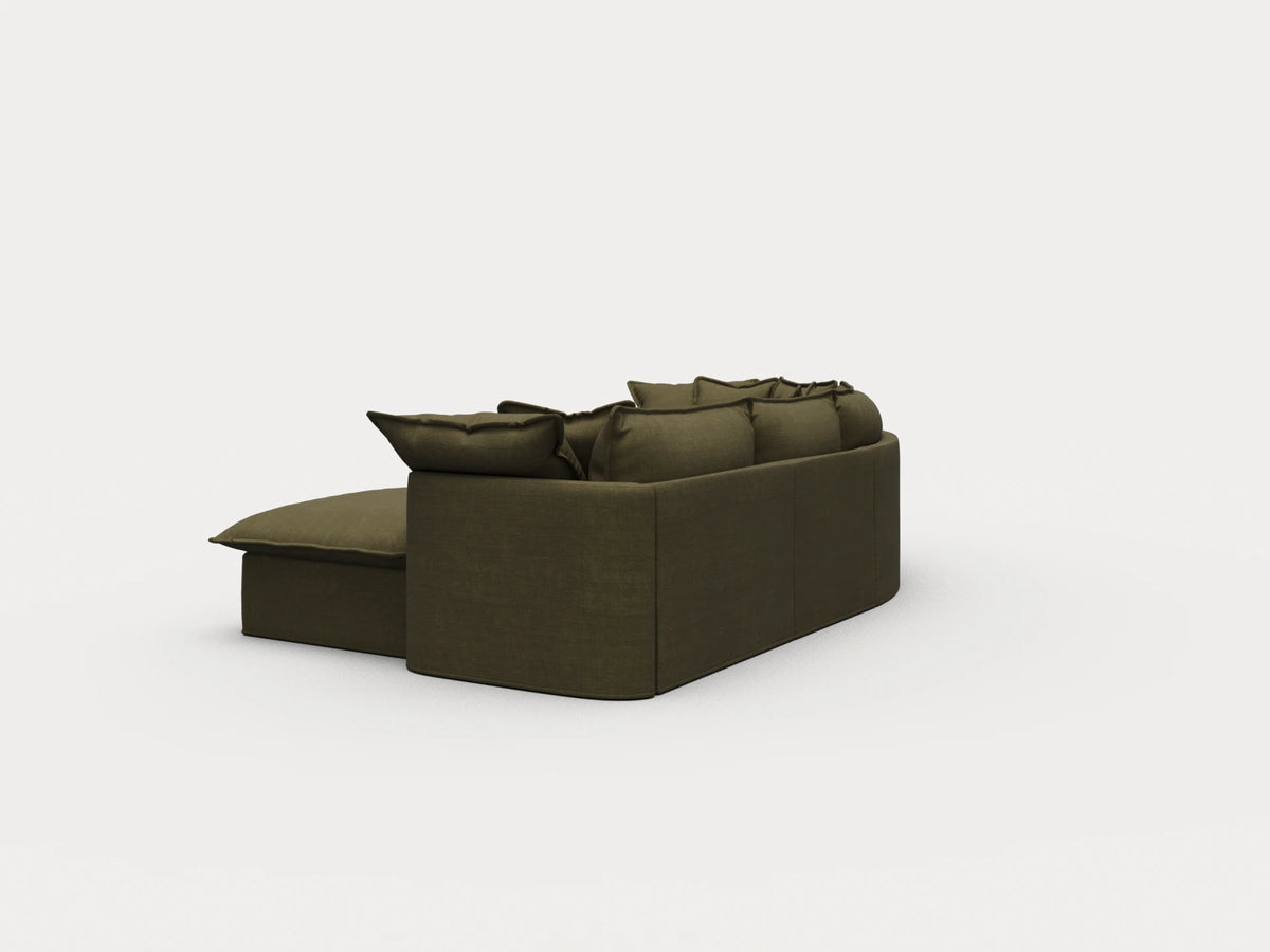 Tamarama Sectional Sofa - Forest Walk / 4 Sections / Regular