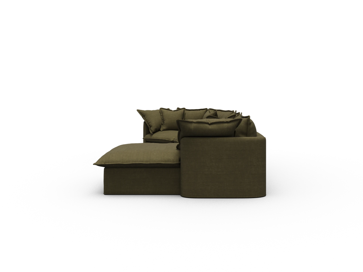 Tamarama Sectional Sofa - Forest Walk / 4 Sections / Regular