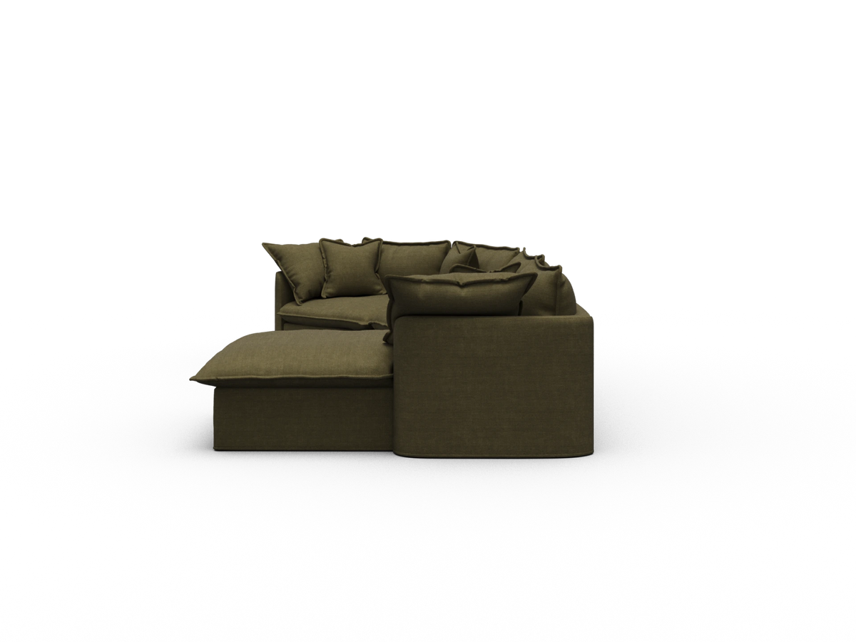 Tamarama Sectional Sofa - Forest Walk / 4 Sections / Extra Wide